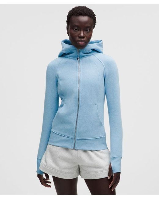 lululemon athletica Blue – Scuba Full-Zip Hoodie – – Size 4