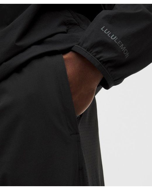 lululemon athletica Black Perforated Running Pant for men