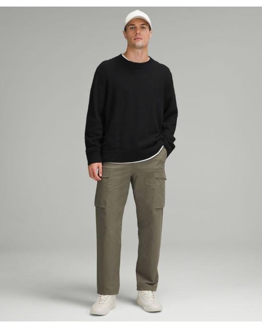 lululemon athletica Black Relaxed-Fit Knit Sweater for men