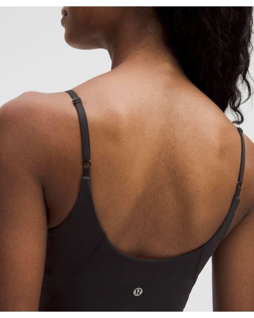 lululemon athletica Black Align Waist-Length Cami Tank Top