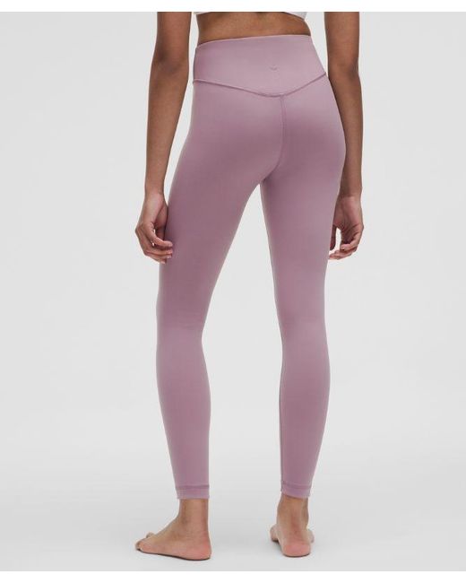 lululemon athletica Purple Wunder Under Smoothcover High-Rise Tight 25"