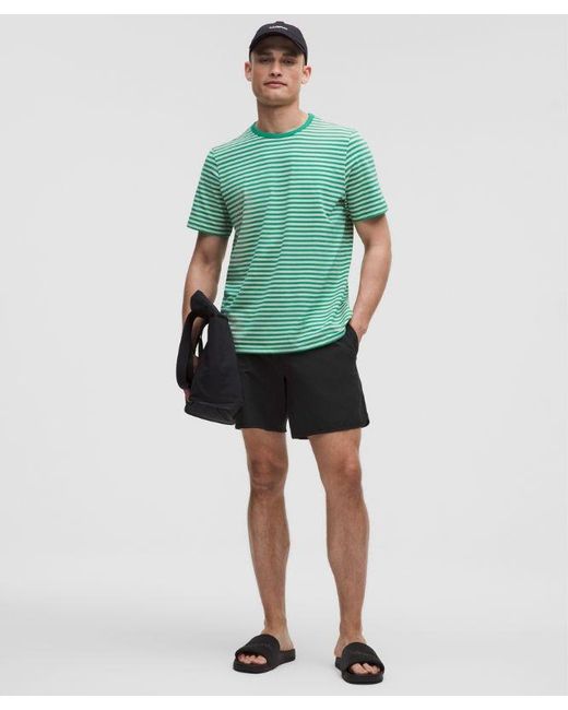 lululemon athletica Black Classic-Fit Linerless Board Short 7" for men