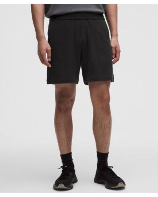 lululemon athletica Black – Pique Performer Relaxed Shorts – 7" – – Size Large for men