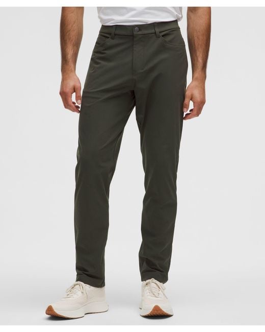 lululemon athletica Natural – Abc Classic-Fit 5 Pocket Trousers 32L Warpstreme – – Size 12 for men