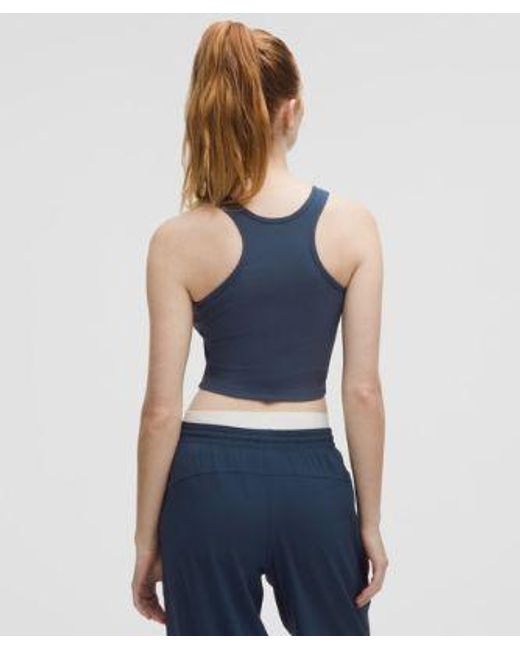 lululemon athletica Blue – Power Pivot Training Tank Top – – Size Large