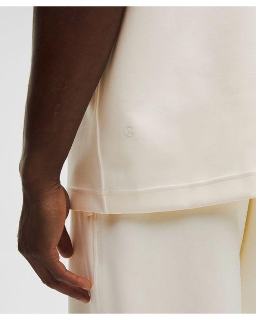 lululemon athletica Natural Grand Standard Short-Sleeve Polo for men