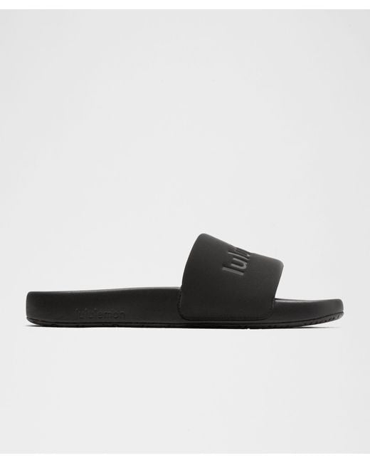 lululemon athletica Black Restfeel Slide