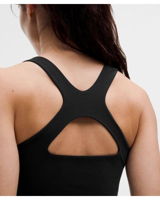 lululemon athletica Black Bend This Scoop And Cross Bra