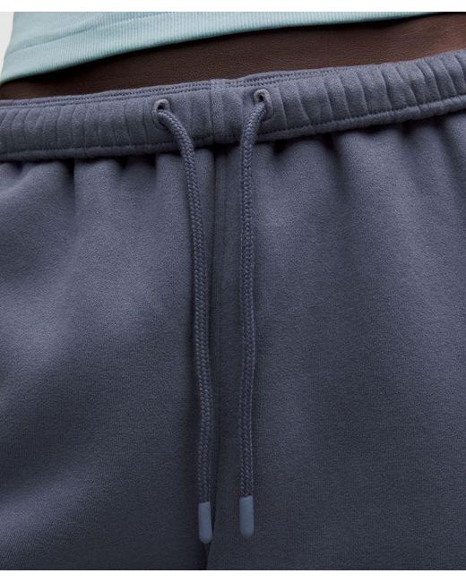 lululemon athletica Blue Steady State Superloft Oversized Short 15"