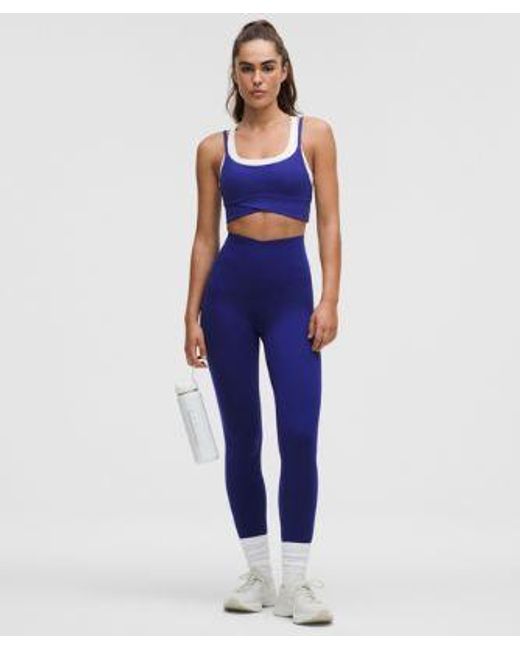 lululemon athletica Blue – Glow Up Super-High-Rise Tight Leggings – 28" – – Size 4