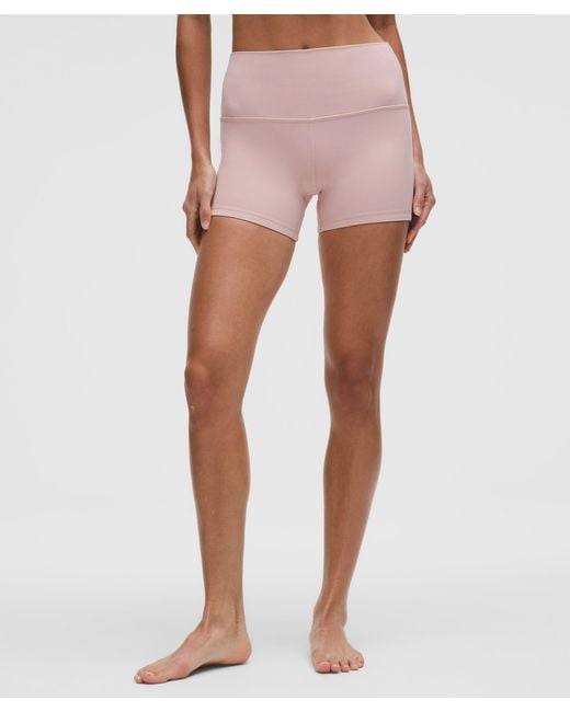 lululemon athletica Pink Align High-Rise Short 4"