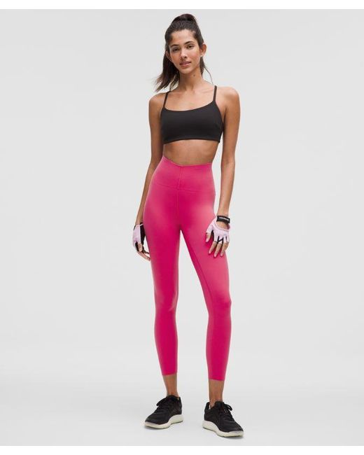 lululemon athletica Pink Glow Up Super-High-Rise Tight 25"
