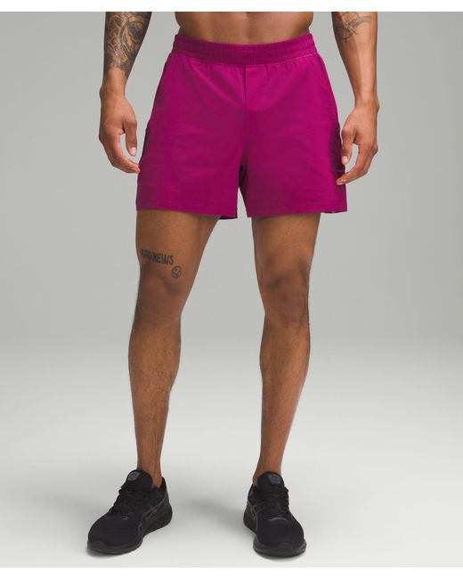 lululemon athletica Pink Pace Breaker Lined Short 5" Updated for men