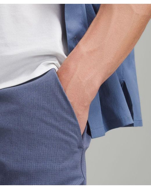lululemon athletica Blue – Abc Slim-Fit Trousers 34"L – – for men