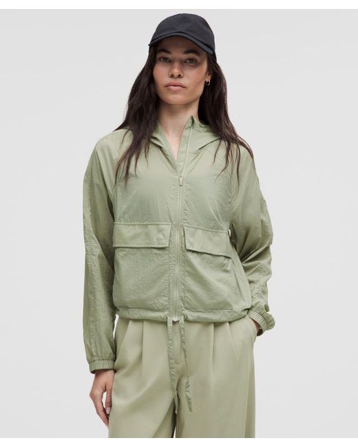lululemon athletica Green Hood-Lite Relaxed-Fit Jacket