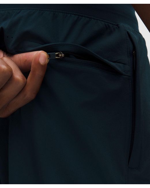 lululemon athletica Gray License To Train Lined Short 7" for men