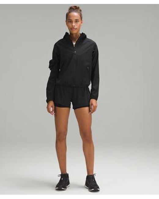lululemon athletica Ventilated Packable Trail Running Jacket - Color Black - Size 12