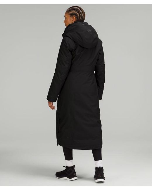 lululemon athletica Snow Warrior Long Parka Jacket - Color Black - Size 0