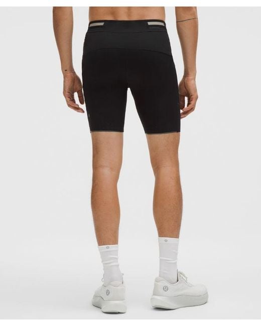 lululemon athletica Black Fast And Free Half Tight 8" for men