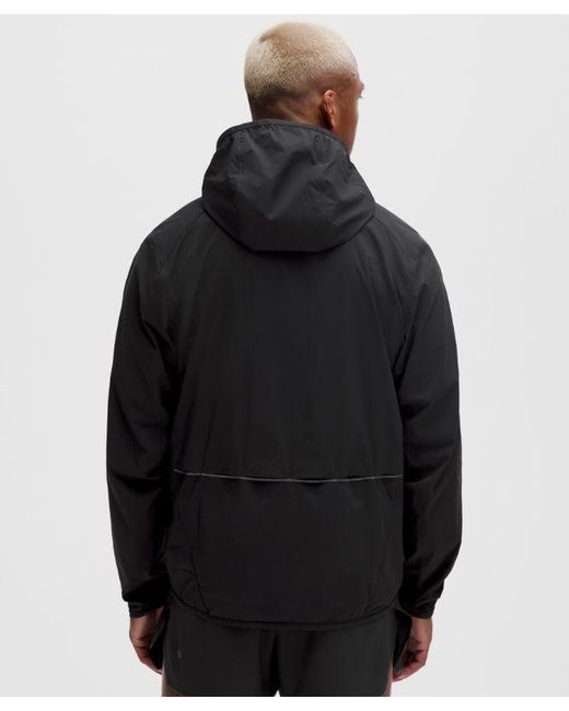 lululemon athletica Black Fast And Free Packable Jacket for men