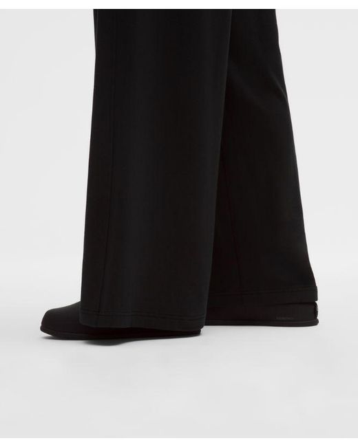 lululemon athletica White Becalm Mid-Rise Wide-Leg Pant