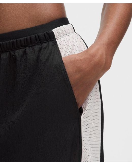 lululemon athletica Black – License To Train Textured Nylon Mid-Rise Pants – – Size Large