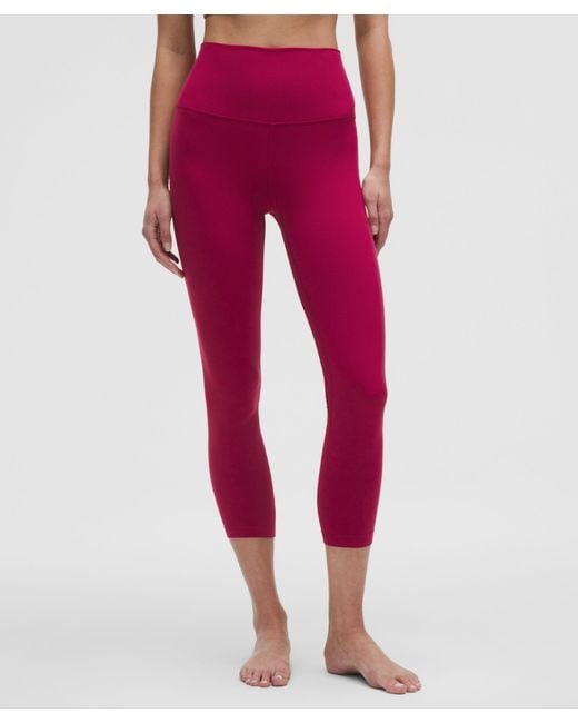 lululemon Women's Red Align High-Rise Crop 23