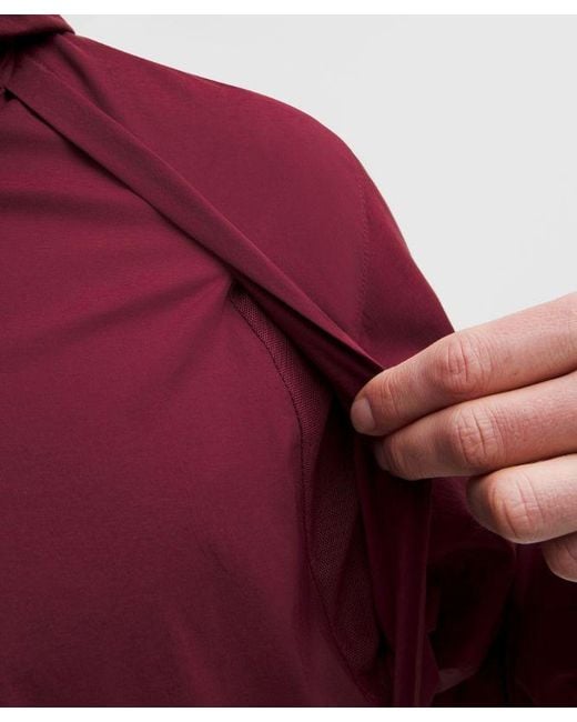 lululemon athletica Red Fast And Free Packable Jacket for men