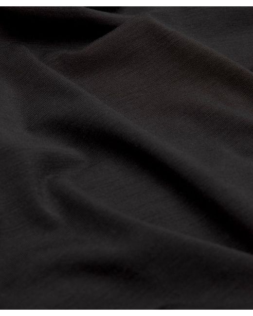 lululemon athletica Black Mile Maker Merino Wool-Blend Long-Sleeve Shirt for men
