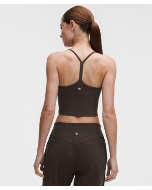 lululemon athletica Multicolor Flow Y Cropped Tank Top