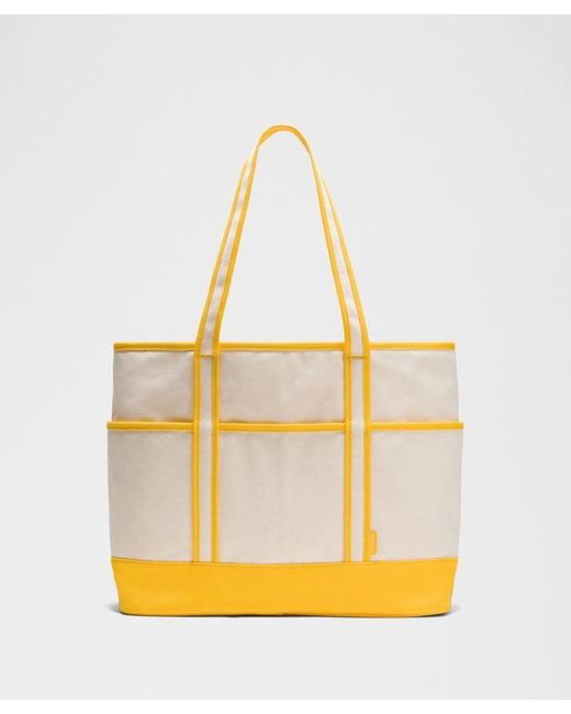 lululemon athletica Yellow – Daily Multi-Pocket Zip-Top Tote Bag 18L –