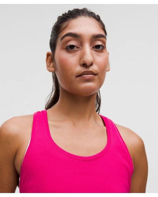 lululemon athletica Pink Swiftly Tech Racerback Tank Top.0 Hip Length
