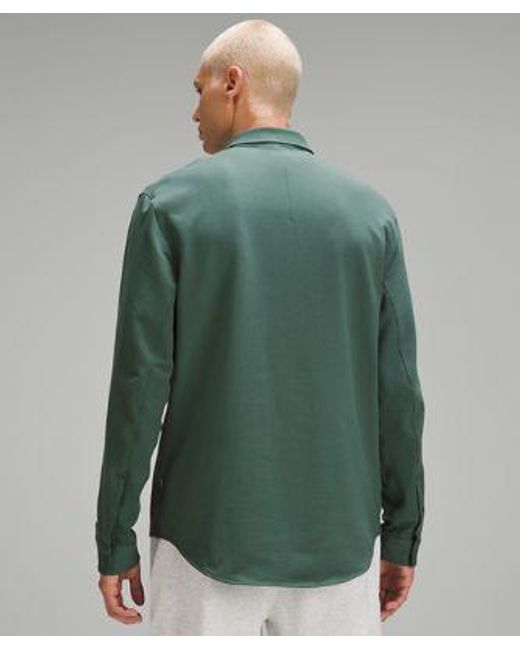 lululemon athletica Green Soft Knit Overshirt French Terry