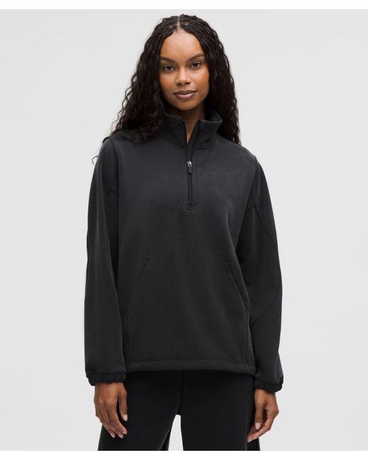 lululemon athletica Black Softstreme Half-Zip