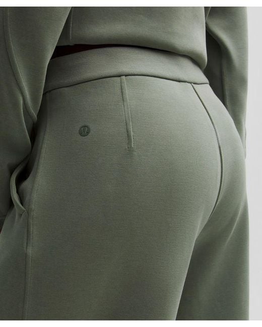 lululemon athletica Green – Brushed Softstreme Pintuck High-Rise Wide-Leg Pants Regular – /Pastel –