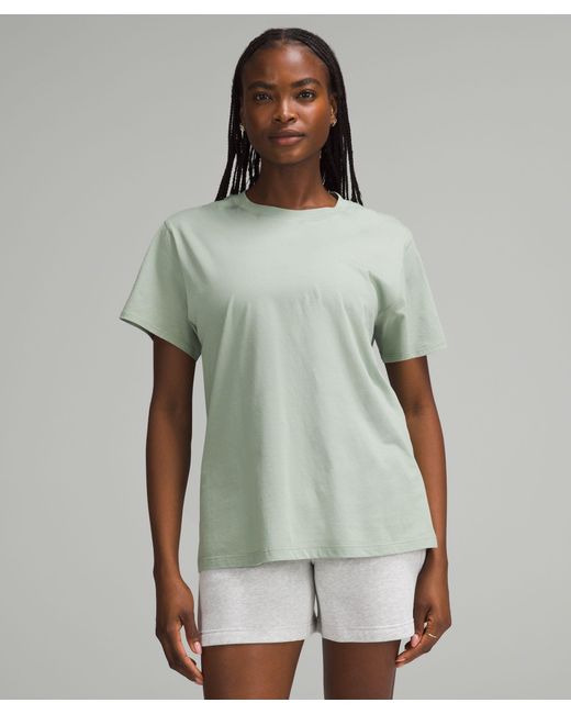 lululemon athletica Green All Yours Cotton T-shirt