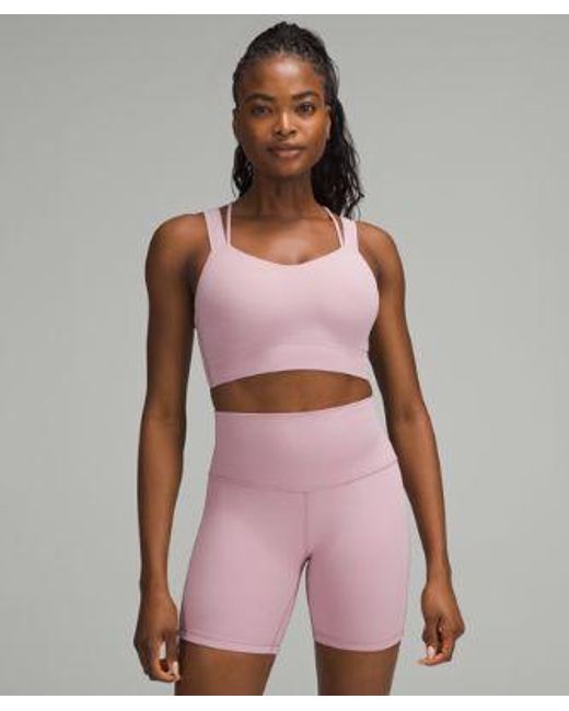 lululemon athletica Red Like A Cloud Longline Bra Light Support, D/Dd Cup