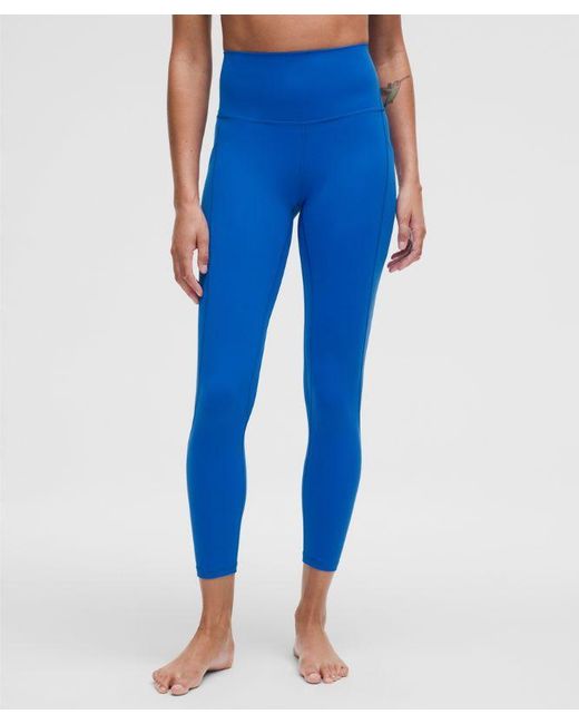 lululemon athletica Blue Align High-Rise Leggings With Pockets 25"