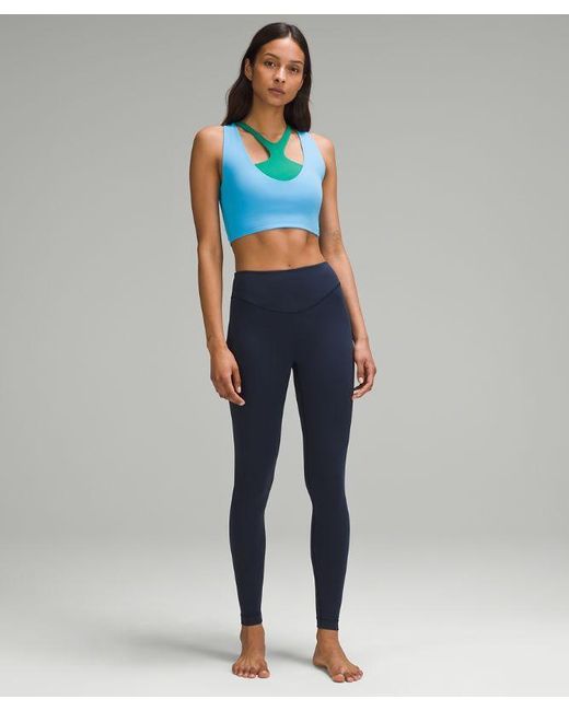 lululemon athletica Blue – Bend This Scoop And Cross Sports Bra Light Support, A-C Cups – /Light –