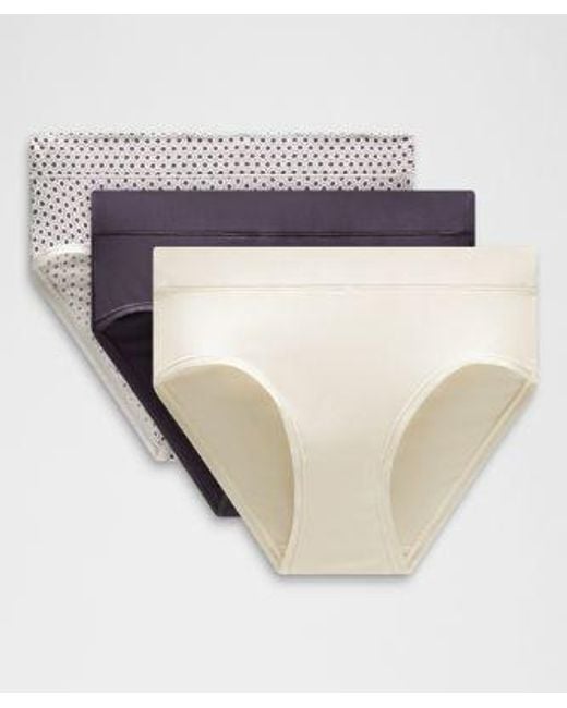 lululemon athletica Red – Underease High-Rise Bikini Underwear 3 Pack – – Size Large