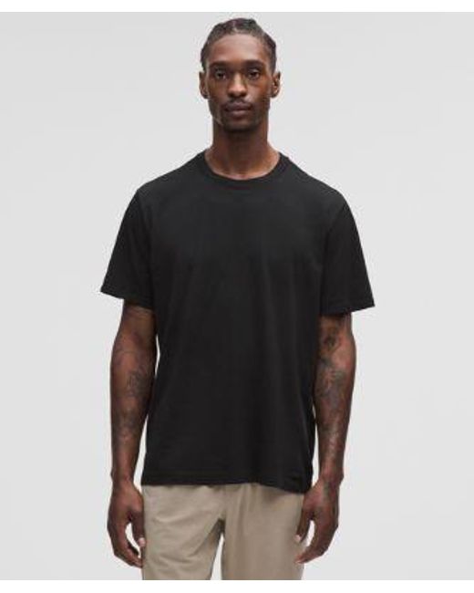 lululemon athletica Black Metal Vent Tech Relaxed-Fit Short-Sleeve Shirt for men