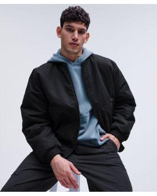 lululemon athletica Blue Reversible Insulated Bomber Jacket for men