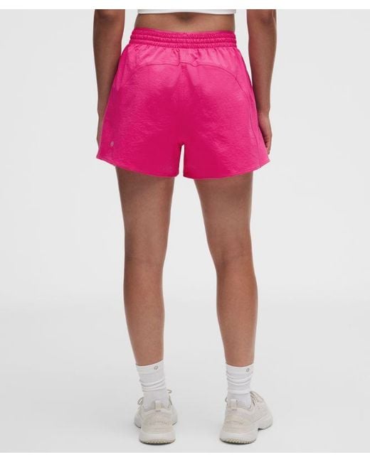 lululemon athletica Pink – Tennis Track Shorts – 4" – Size Large