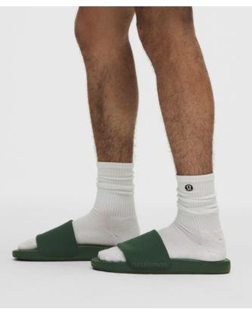 lululemon athletica Green – Restfeel Slides – – Size 14 for men