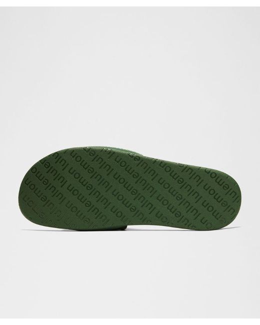 lululemon athletica Green – Restfeel Slides – – Size 14 for men