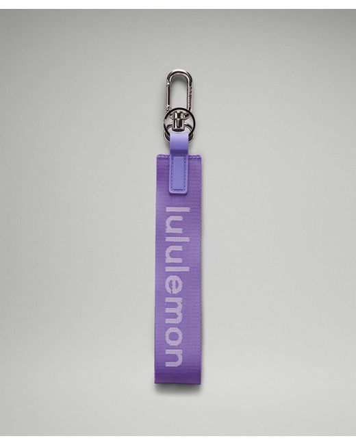 lululemon athletica Purple Never Lost Keychain