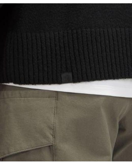 lululemon athletica Black Relaxed-Fit Knit Sweater for men