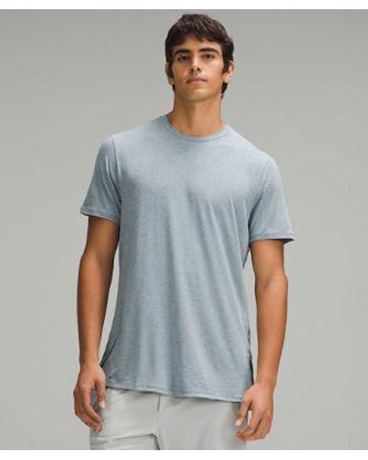 lululemon athletica Blue – Balancer Short-Sleeve Shirt – – for men