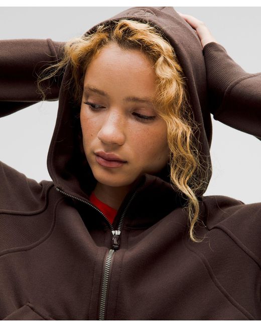lululemon athletica Brown Scuba Oversized Half-Zip Hoodie