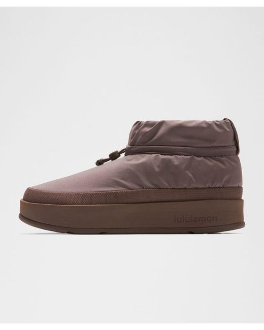 lululemon athletica Brown Wunder Puff Mini Boot